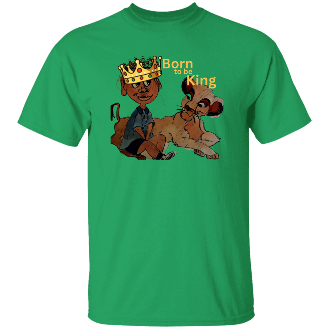 Born to be King Youth 5.3 oz 100% Cotton T-Shirt