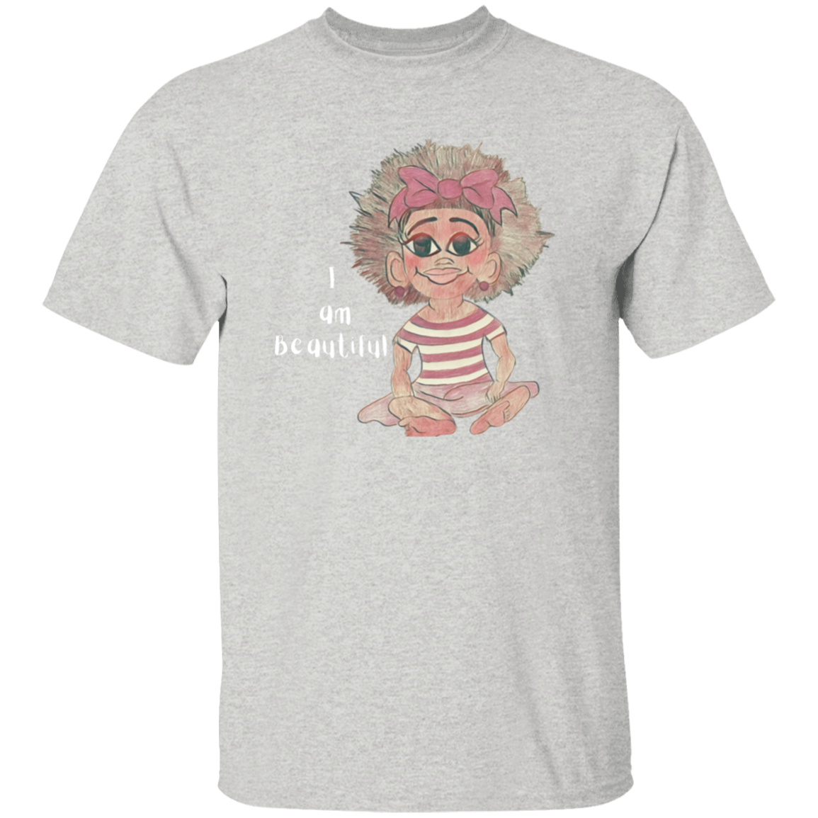 I am Beautiful Youth 5.3 oz 100% Cotton T-Shirt