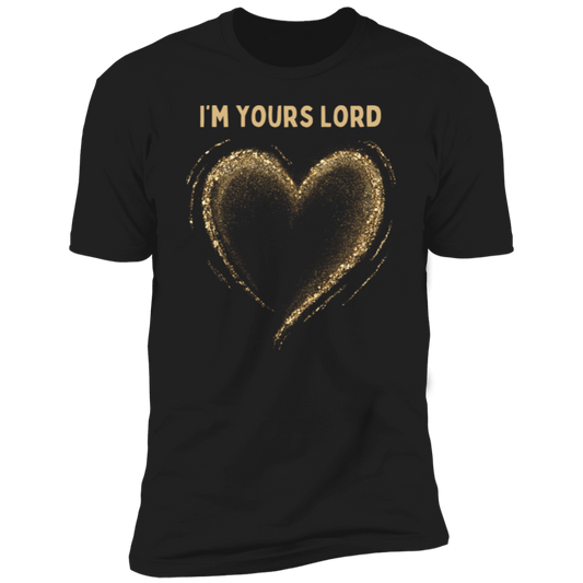 Next Level Women I'm Yours Lord Black Short Sleeve T-Shirt - Faith Apparel