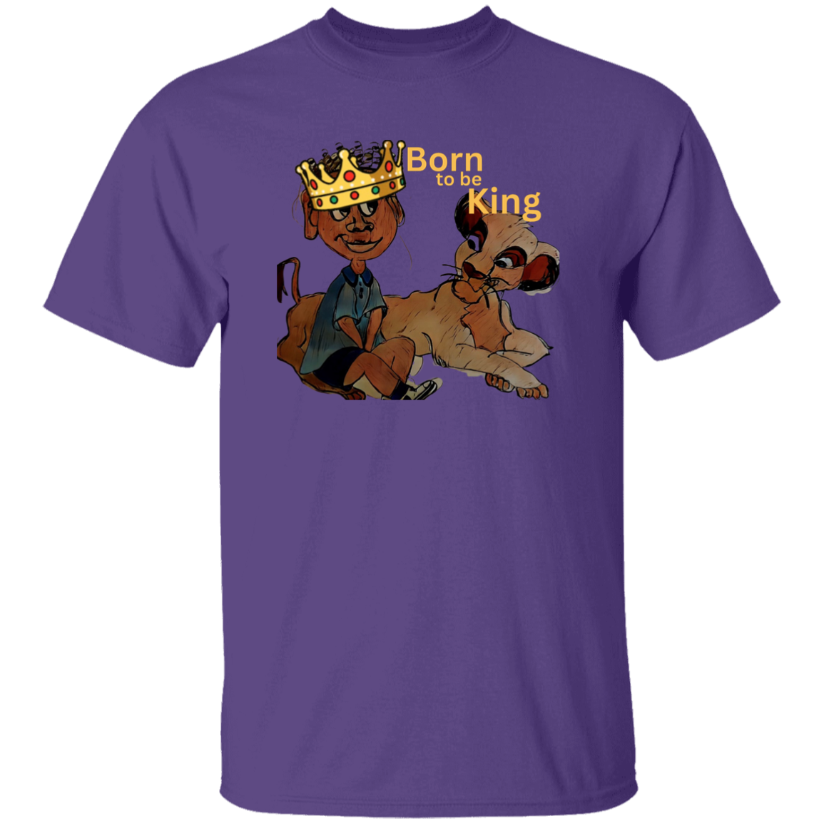 Born to be King Youth 5.3 oz 100% Cotton T-Shirt