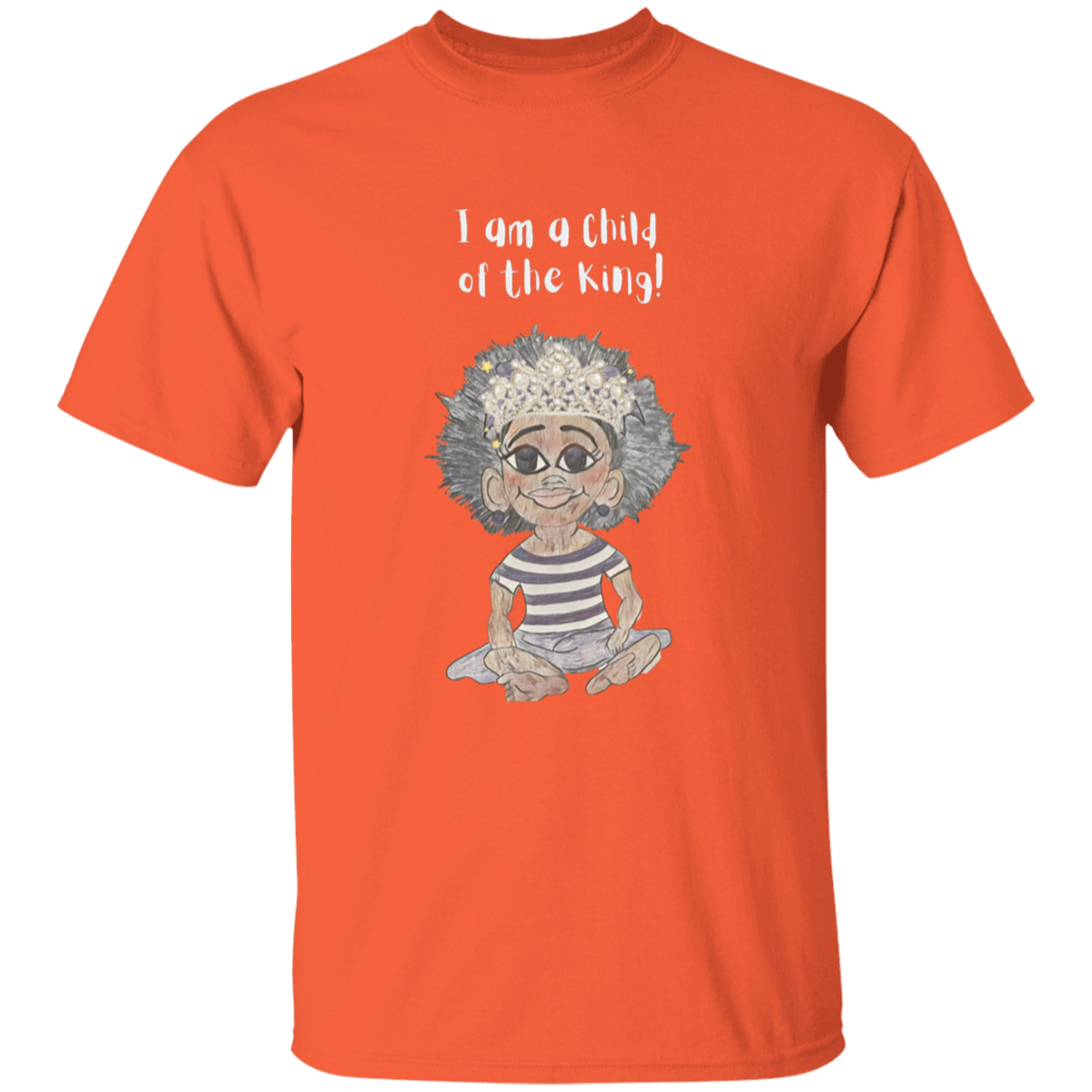 I am a child of the King Youth 5.3 oz 100% Cotton T-Shirt