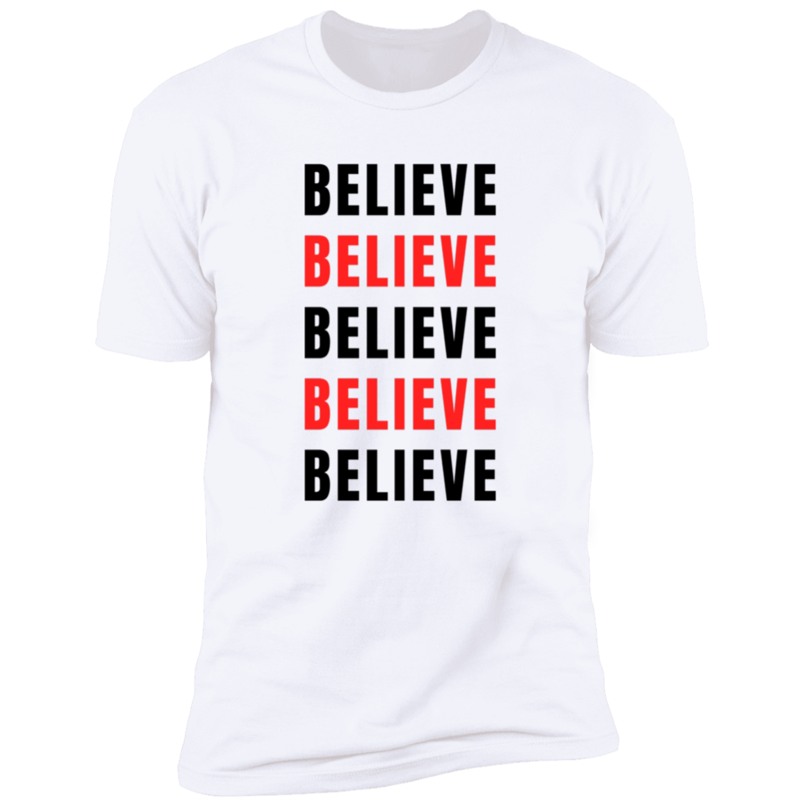 Believe Men and Women Premium Short Sleeve T-Shirt