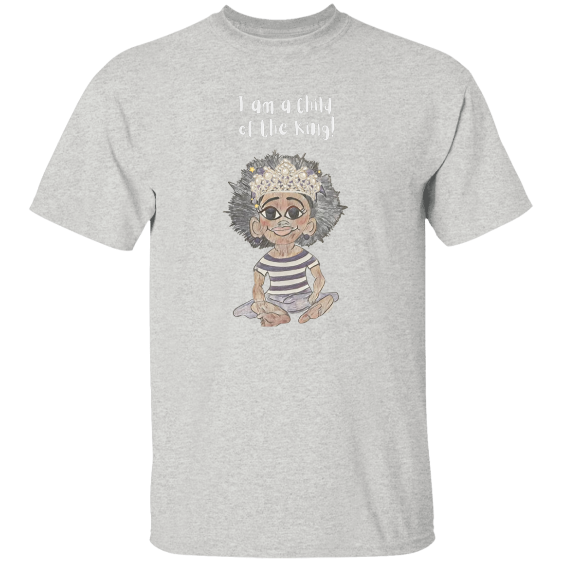 I am a child of the King Youth 5.3 oz 100% Cotton T-Shirt