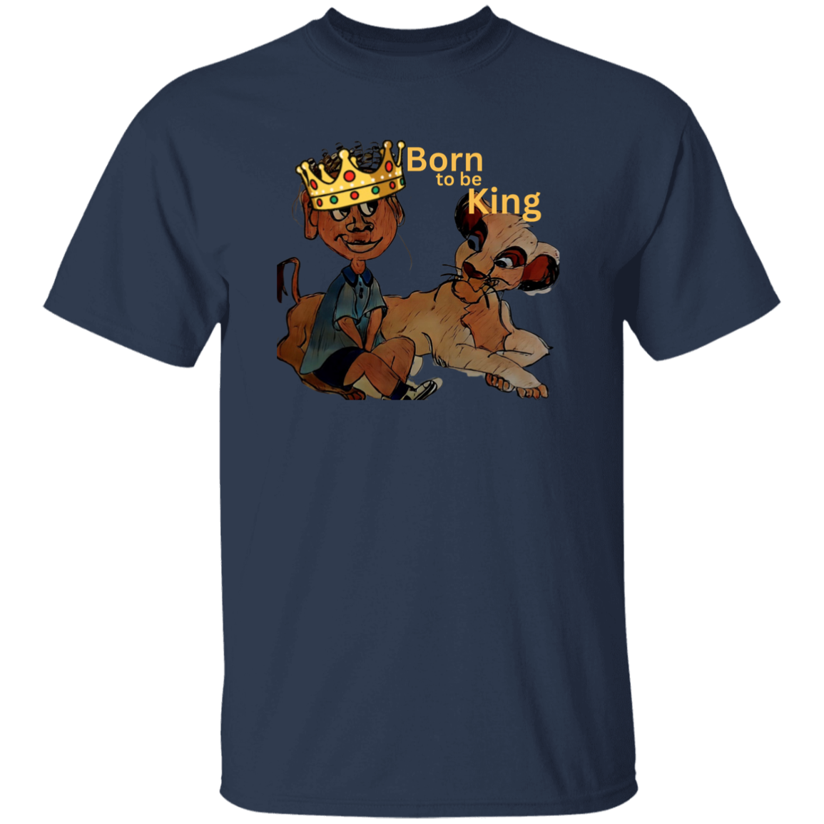 Born to be King Youth 5.3 oz 100% Cotton T-Shirt