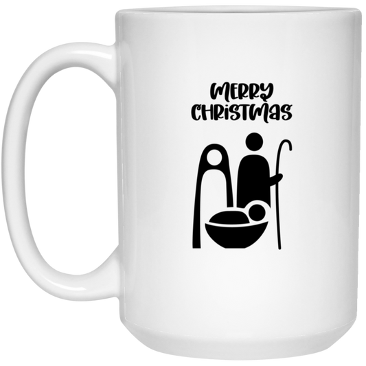 Merry Christmas Jesus Is Born 15oz Mug