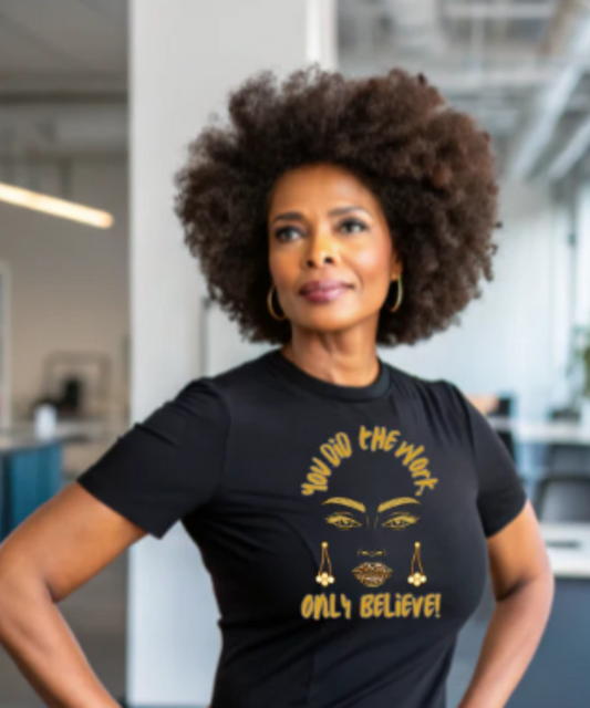 Women's "You Did The Work" Motivational Premium Short Sleeve T-Shirt