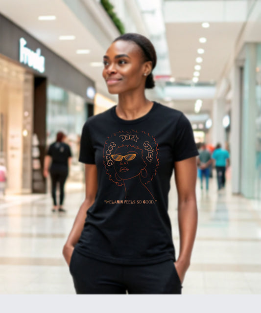 Melanin lady Unisex Jersey Short-Sleeve T-Shirt