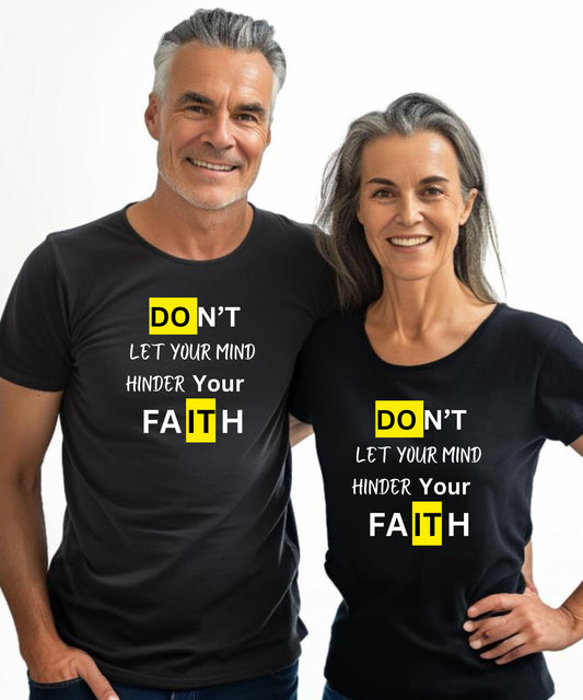 Don't let your mind hinder your FAITH Unisex Jersey Short-Sleeve T