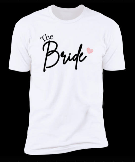 Women's Bride Short Sleeve T-Shirt - White