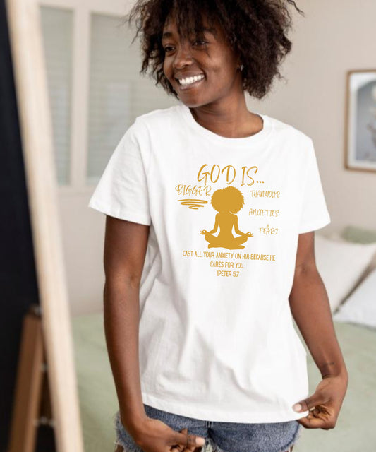 God is Bigger Women Jersey Short-Sleeve T-Shirt