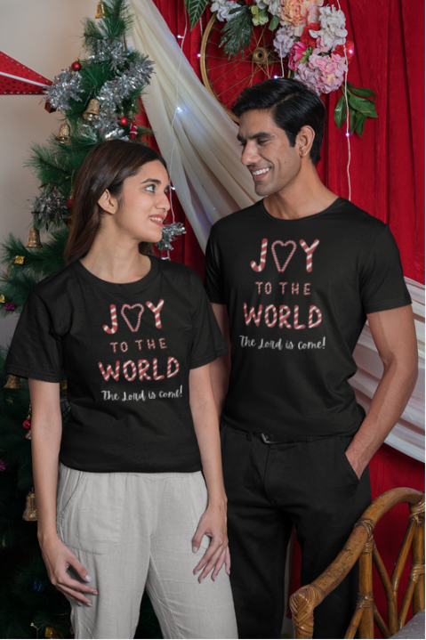 Joy to the World Men and Women Premium Short Sleeve T-Shirt