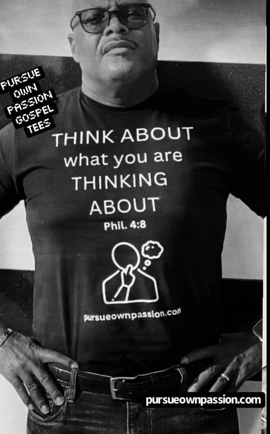 Think about it Premium Short Sleeve Bible - Tees Faith Apparel