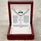 To My Son Be Bold Artisan Cross with Cuban Link Chain