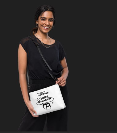 "I am God's Chosen" Crossbody bag