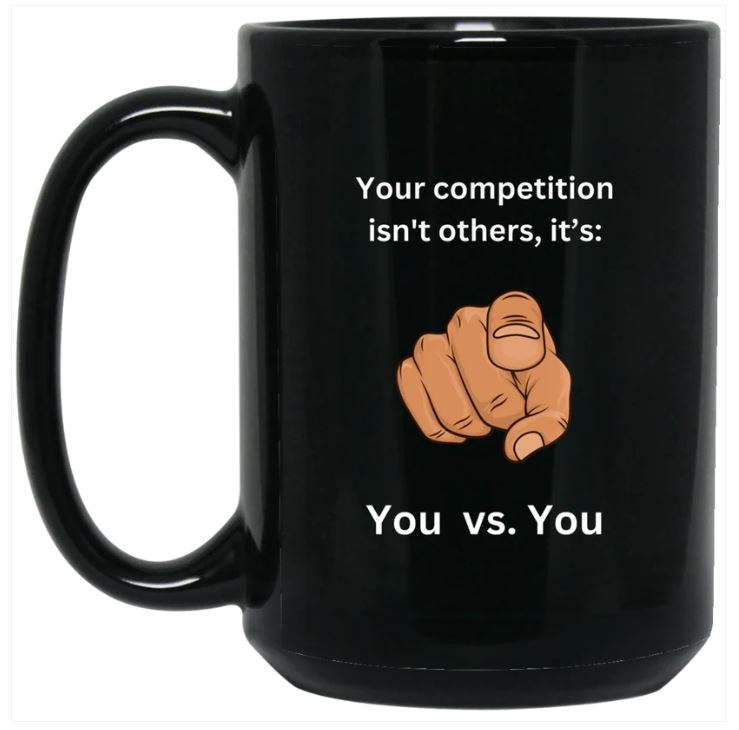 You vs You 15 oz. White Mug