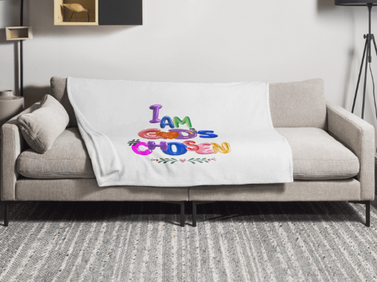 I AM GOD'S CHOSEN Throw Blanket
