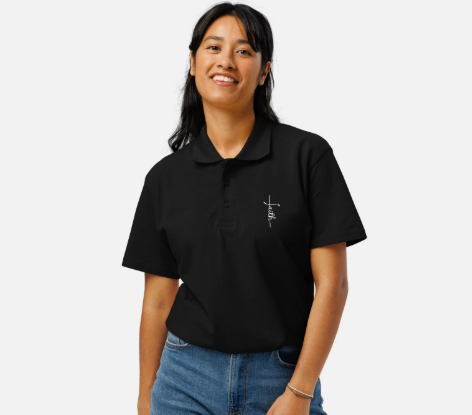 Unisex FAITH Premium Pique Polo Shirt