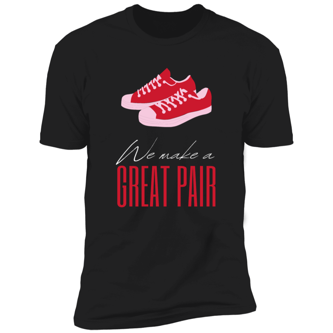 Next Level Women Great Pair Black Short Sleeve T-Shirt - Faith Apparel