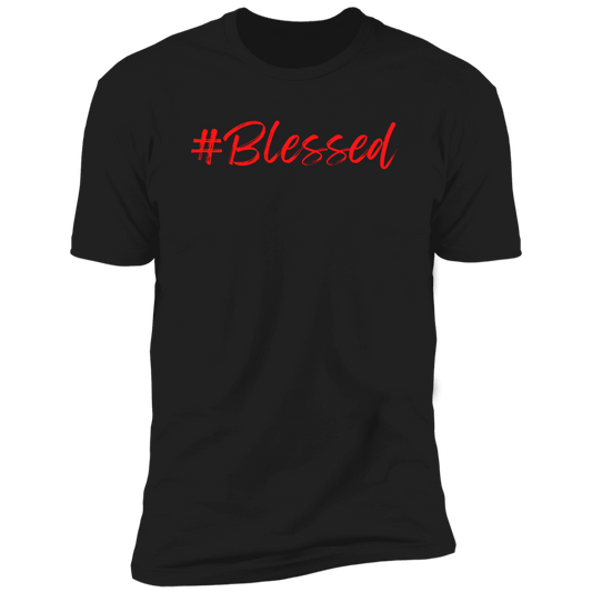 #Blessed Short Sleeve T-Shirt Front & Back